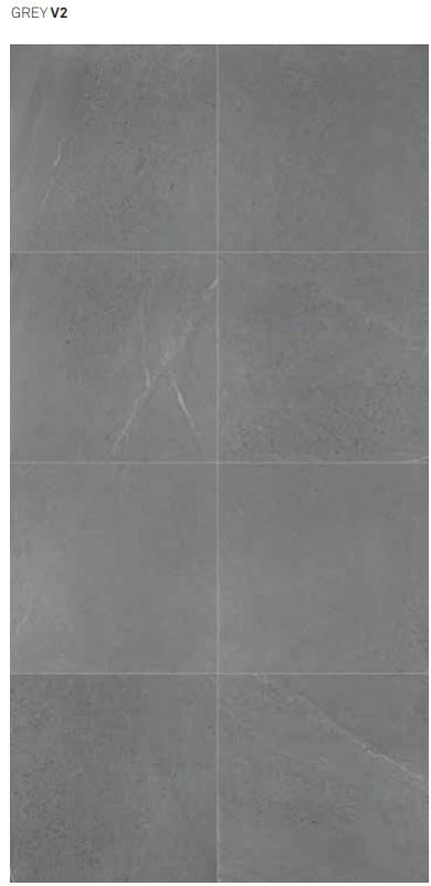 Keope CHORUS Grey, White, dlažba, 60X120 cm, hrúbka 9 mm, rektifikovaná, Natural R10